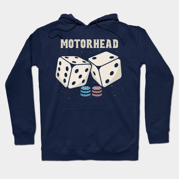 motorhead Dice Hoodie by Hsamal Gibran